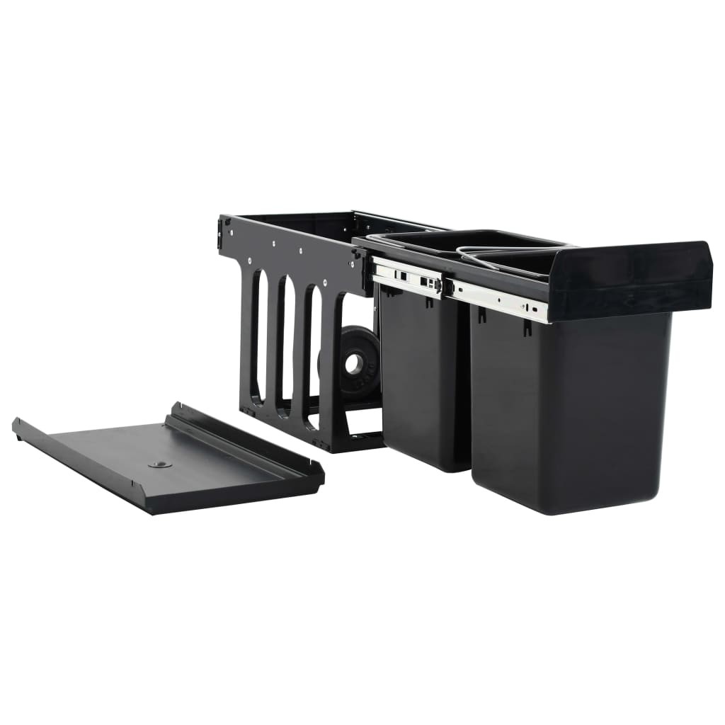 Kitchen Cupboard Pull-out Recycled Dustbin Soft-Close 20 L